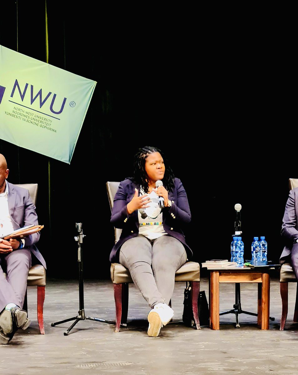 NoncebaMhlauli's tweet photo. 📍 Multi-party debate on voter education and youth voter apathy at the North West University . #ANCYL78 ⚫️🟢🟡 https://t.co/CjFfS8bBJV