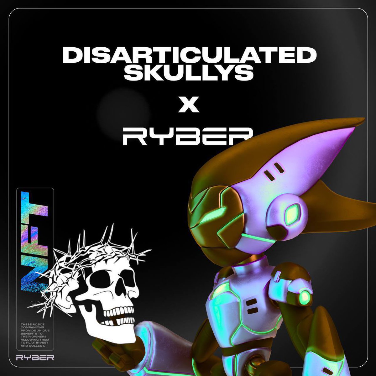 AMA SESSION ALERT
ALL SYSTEMS ARE GO 🚀

<a href="/Ryberofficial/">Ryber</a> vs <a href="/dskullys/">Disarticulated Skullys</a>

TIME: 18:00 (UTC)
PLACE: mobile.twitter.com/i/spaces/1mnGe…

ANY INTERACTION WILL BE CONSIDERED FOR THE WL
🖤 | RT

#AMA #Ryber #NFT #p2e