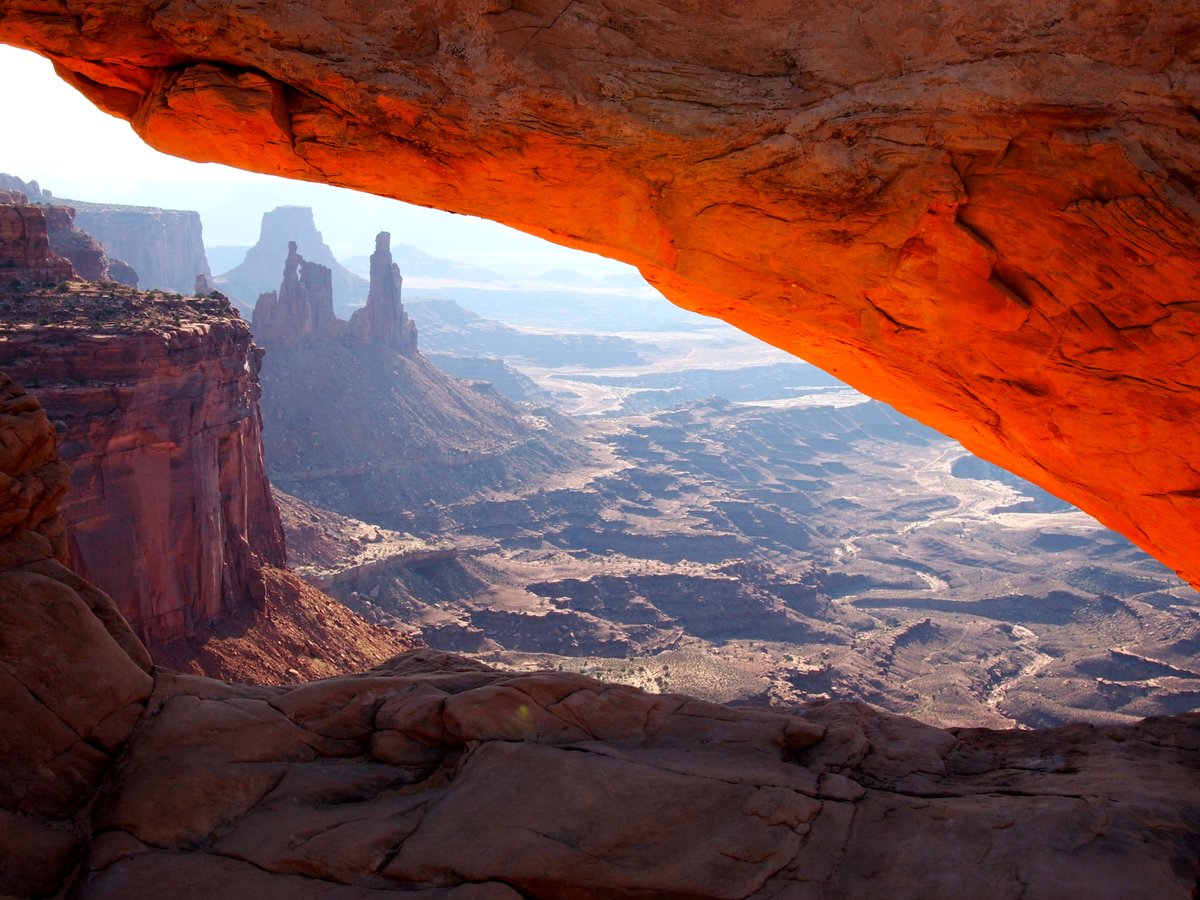 thorntontd's tweet photo. Re-immersing into the routine after a blissful week absorbing this. Friedrich Nietzsche never hiked the Utah &amp; Colorado canyonlands, but he got it right when he wrote, “If you gaze into the abyss, the abyss gazes also into you.” https://t.co/VRE3bZAlJk