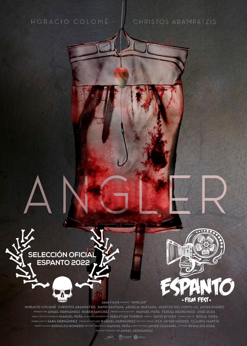 Muy pronto ANGLER del Dir. <a href="/FinisherKane/">Ángel Hernández</a> en Espanto corto Iberoamericano 
Del 28 de octubre al 6 de noviembre en <a href="/PlanisferioMx/">planisferiomx</a>  💀🎬🩸🇪🇸
#EspantoFilmFest #Espanto #angler #planisferio 💀🇲🇽