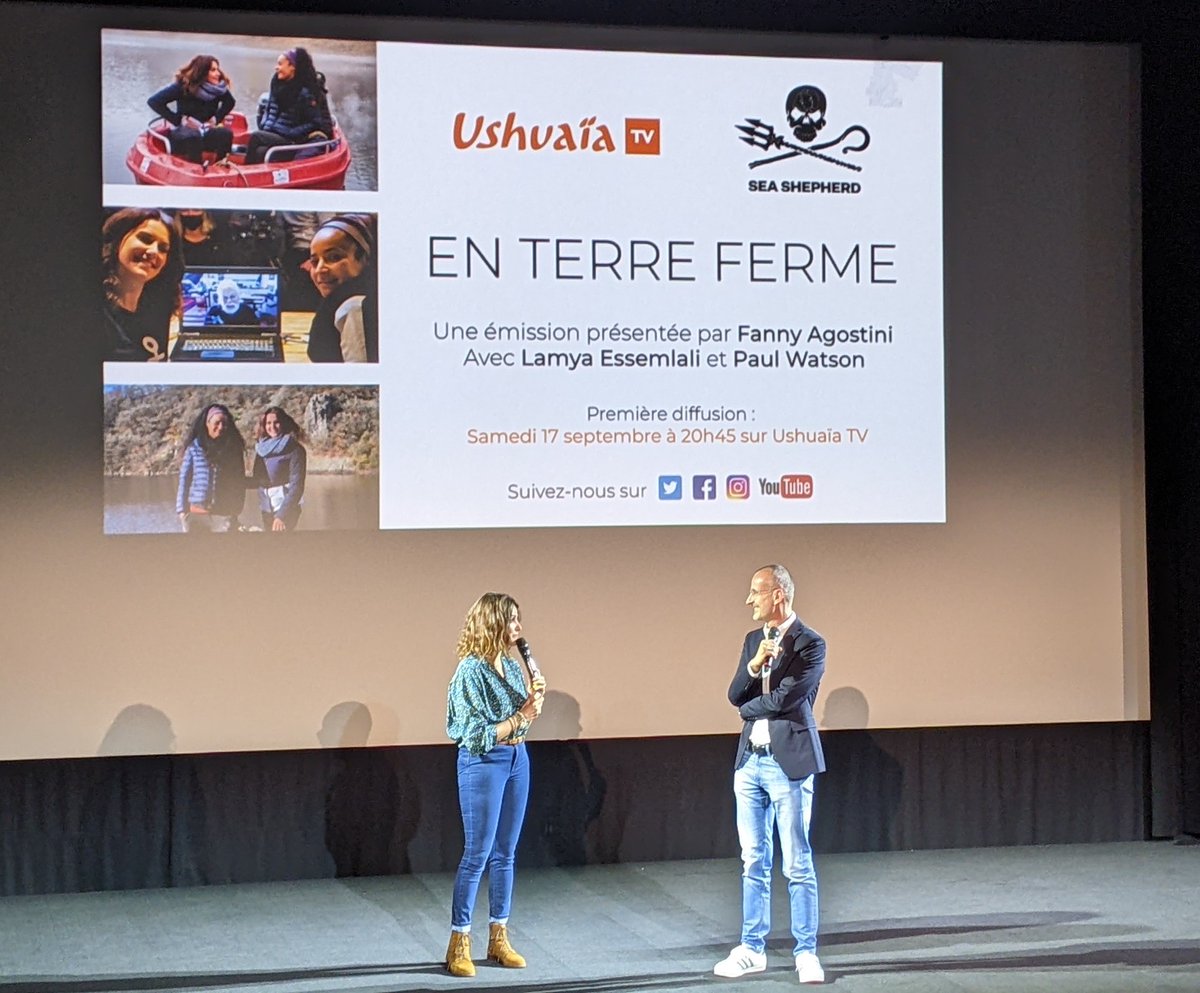 Avant première du nouvel épisode #EnTerreFerme
<a href="/Fanny_Agostini/">Fanny Agostini</a> <a href="/LamyaEssemlali/">Lamya Essemlali</a> <a href="/SeaShepherdFran/">Sea Shepherd France</a> <a href="/phareouesttv/">Phare Ouest TV</a>