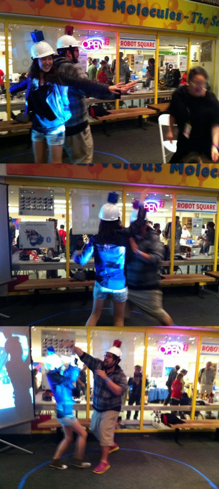 Ghettokon's tweet photo. @kahodesu Just dug this picture up, it's 11 years ago @nysci Missing working with you, and thanks for #hitme, one of the games that inspired me to work in XR. https://t.co/MckpJZaeLP