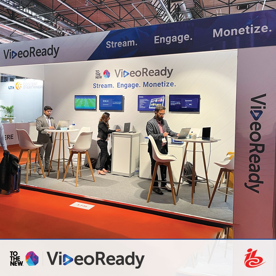 TOTHENEW's tweet photo. After 4 thrilling days of everything #OTT, VideoReady demos, & launch of #VideoReady Sports & MaaS, we come to the end of a great show. Team @IBCShow we’re thankful for a wonderful show. Thanking all attendees & our Newers for making this event a success
#IBC202 #ottmonetization https://t.co/P6btwKbWwJ