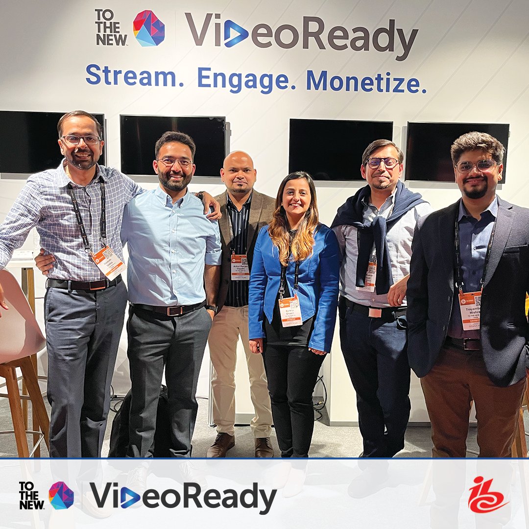 TOTHENEW's tweet photo. After 4 thrilling days of everything #OTT, VideoReady demos, & launch of #VideoReady Sports & MaaS, we come to the end of a great show. Team @IBCShow we’re thankful for a wonderful show. Thanking all attendees & our Newers for making this event a success
#IBC202 #ottmonetization https://t.co/P6btwKbWwJ