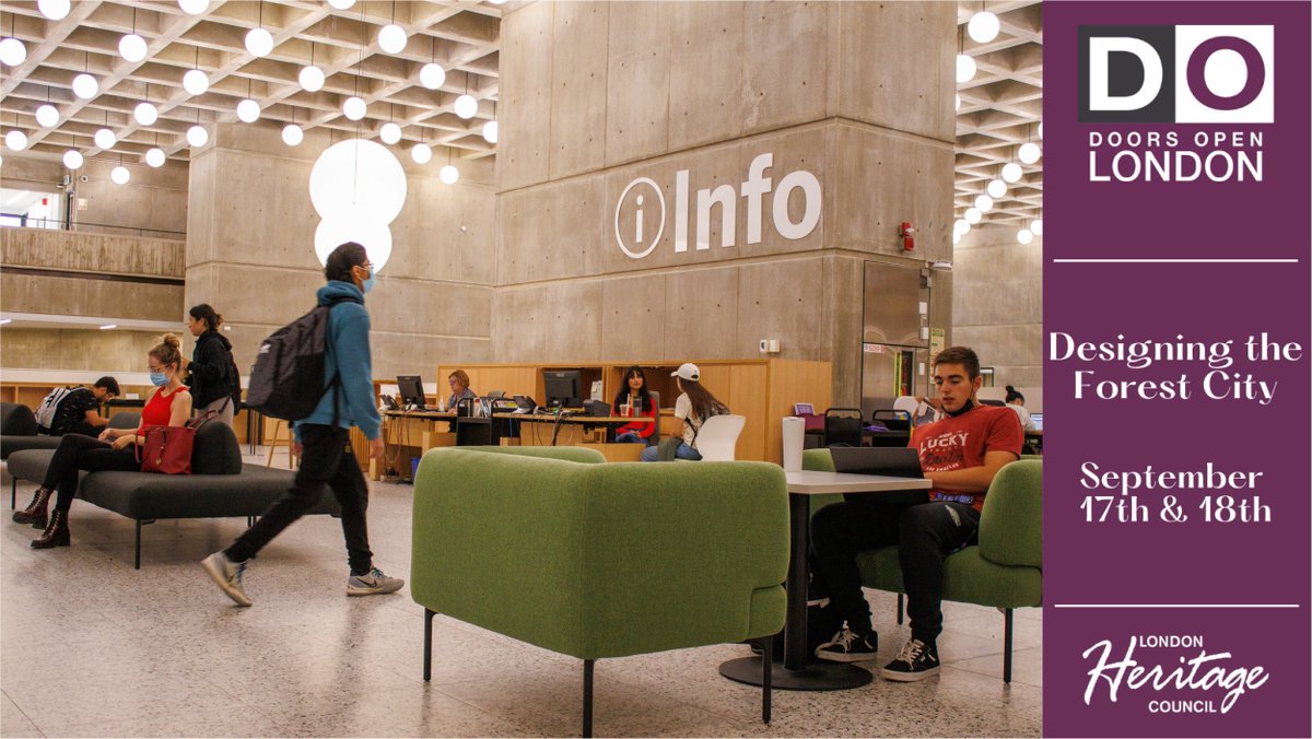 westernulibs's tweet photo. Hey #LdnOnt 👋 join us for Door's Open London this Saturday, 12-4 p.m. to tour Weldon Library, learn about its Brutalist architecture and see how the new renovation embraces the style. 🤩
You can also explore unique treasures in the Archives and Research Collections Centre. https://t.co/WlspKddN4l