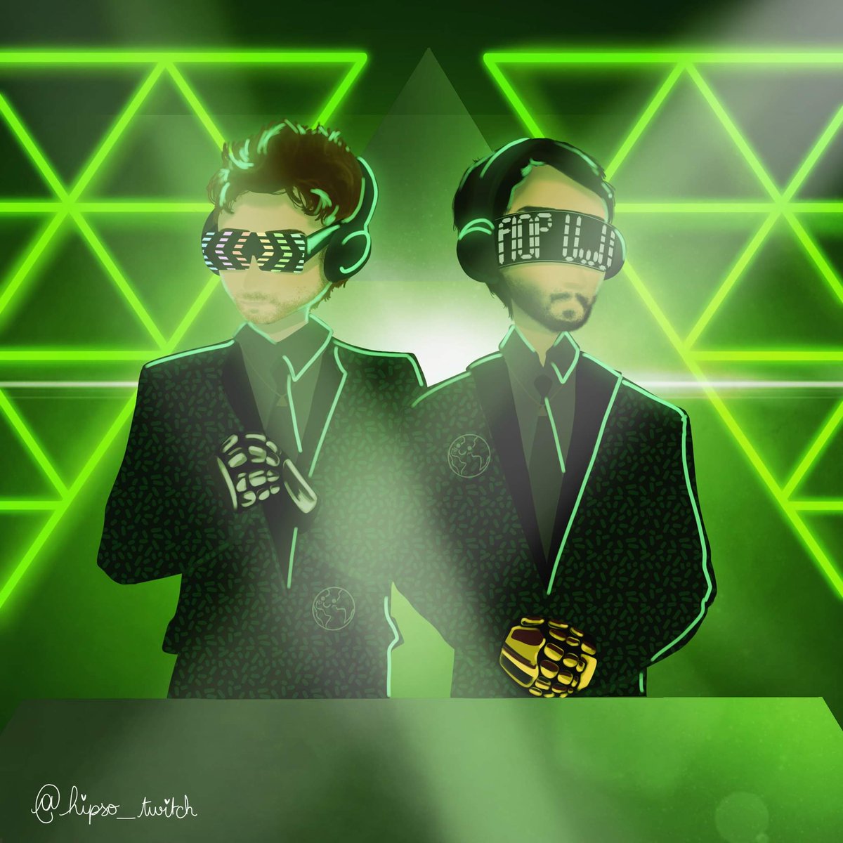 hipso_twitch's tweet photo. J'ajoute ma contribution au fameux #FlopEvent avec DJ Insuline et Nicotine. C'etait génial. 💚
#ZEVENT22 #ZEVENT2022 #zevent #FlopEvent #fanart #Fanarts
@MrAntoineDaniel @AREtoiles 🎉💚 https://t.co/LyA8HUPDRn