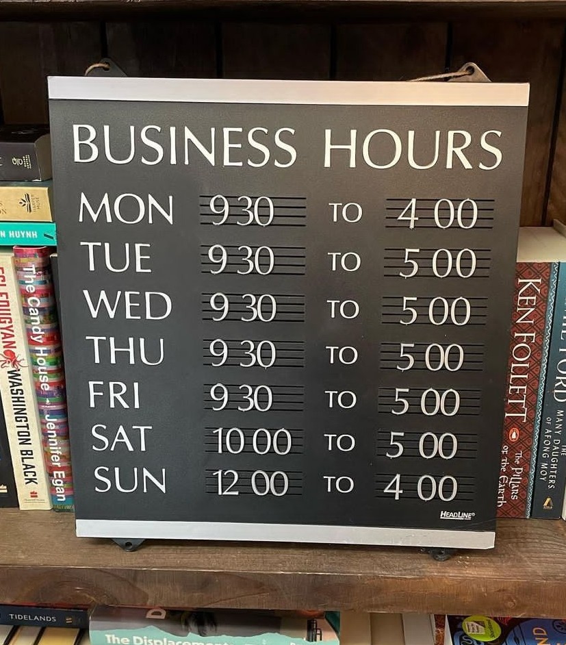 New Hours for the Fall Season!