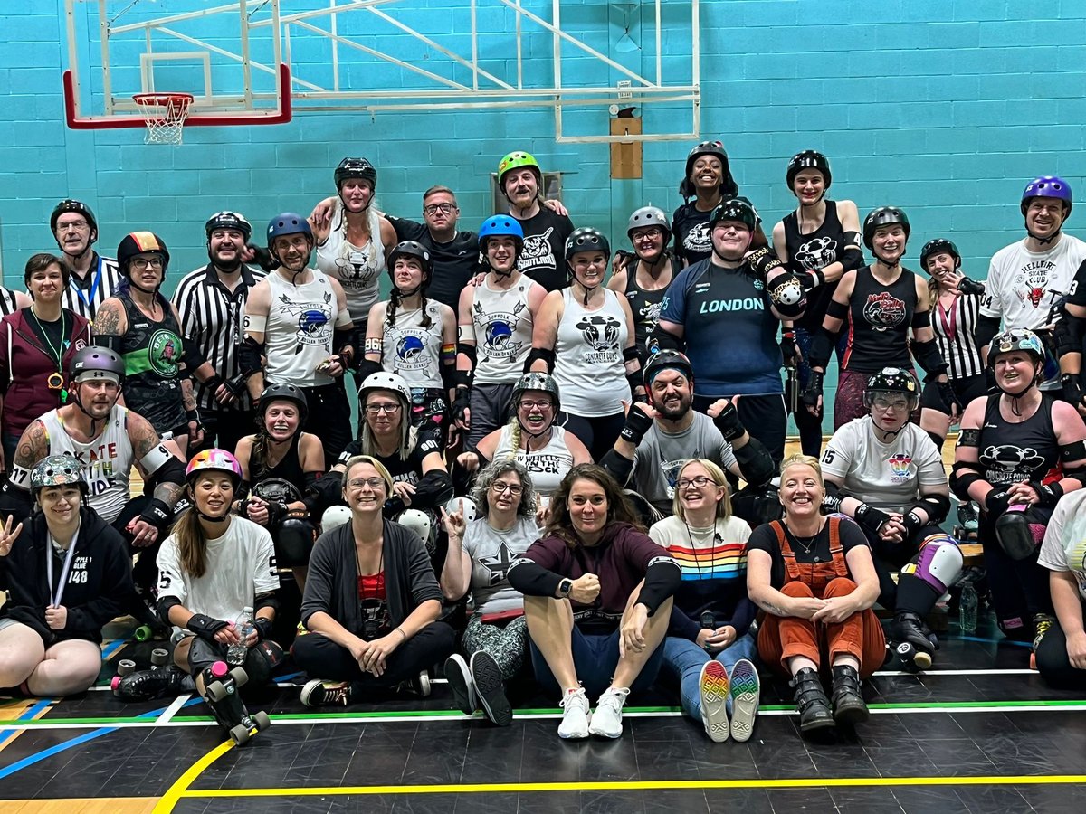 MKRollerDerby's tweet photo. Massive thanks to everyone who came to our scrimWe had visitors from lots of leagues and got to say hello to some old friends! Hoping to run another one soon so watch this space!⁠
#miltonkeynes #rollerderby #skate #rollerskate #quadskate #derby #concretecows #mkrd #localsport https://t.co/HAv7Xz10Nx