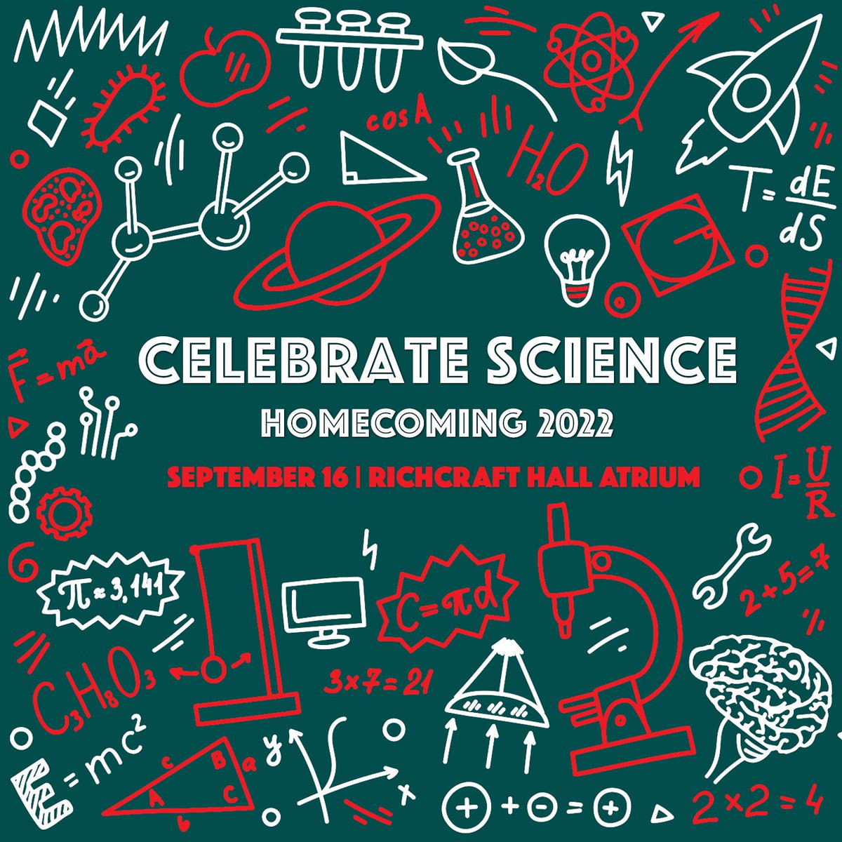 CarletonScience's tweet photo. Join us this Friday, September 16 for our homecoming event, Celebrate Science as we honour our shared past, present, and future in the Faculty of Science with food, drinks, and more. 🥳🎉

Register: https://t.co/dTUd6g31LF

#CarletonScience #CarletonU #CUThrowback https://t.co/18vL82Qrg7