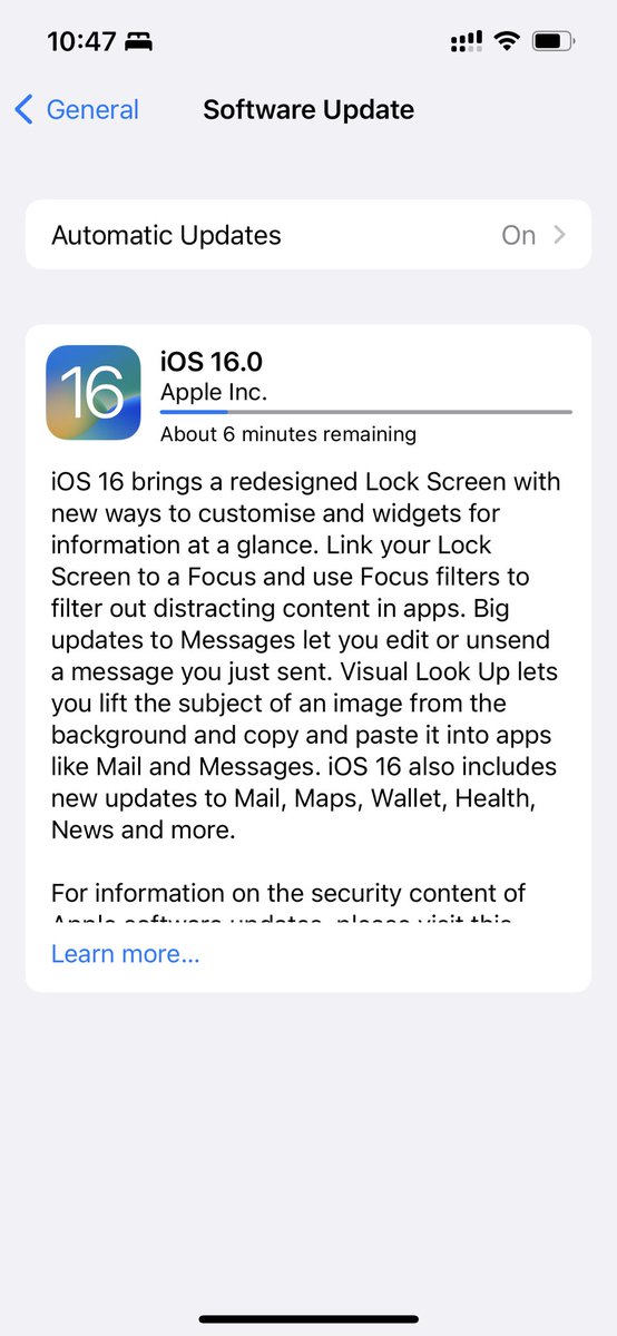 naresh_eswar's tweet photo. #iOS16 now available 
#iphone13pro https://t.co/KWxKzM4FLB