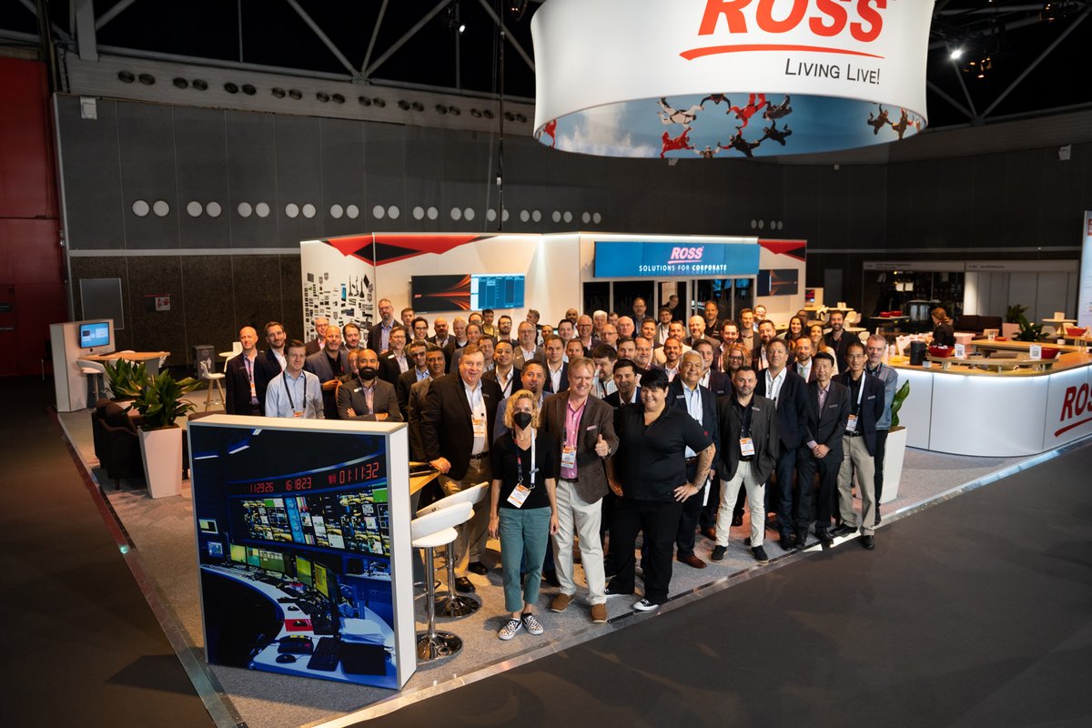 ross_video's tweet photo. That’s all, folks! We had an incredible #IBC2022. Thank you for sharing your time with us.
We’re thrilled to say that our #Ultrix FR12 received a @TVBEurope Best of Show Award at @IBCShow. 🏆
Find us at another event near you. 👋🏼 https://t.co/6mlHtLhbE0 https://t.co/EnLH3yIPWb
