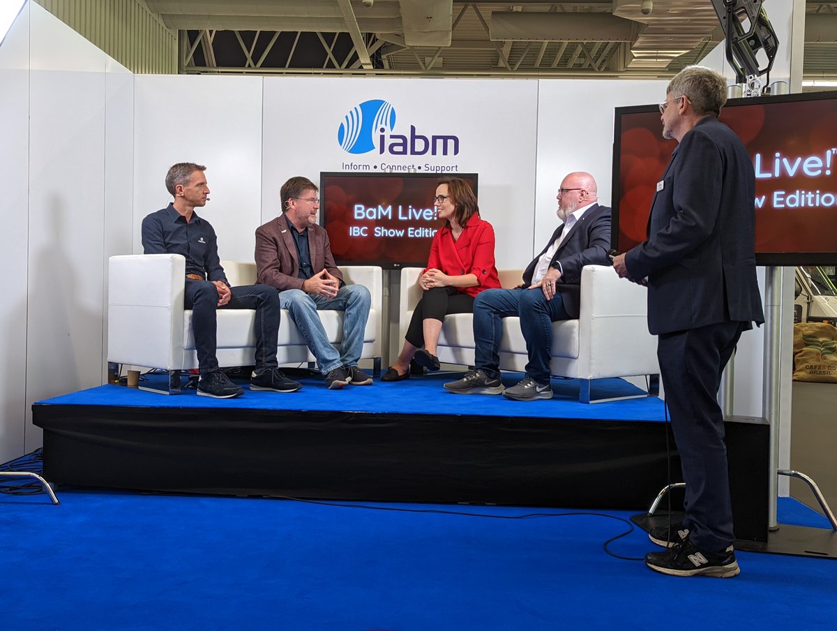 ross_video's tweet photo. That’s all, folks! We had an incredible #IBC2022. Thank you for sharing your time with us.
We’re thrilled to say that our #Ultrix FR12 received a @TVBEurope Best of Show Award at @IBCShow. 🏆
Find us at another event near you. 👋🏼 https://t.co/6mlHtLhbE0 https://t.co/EnLH3yIPWb