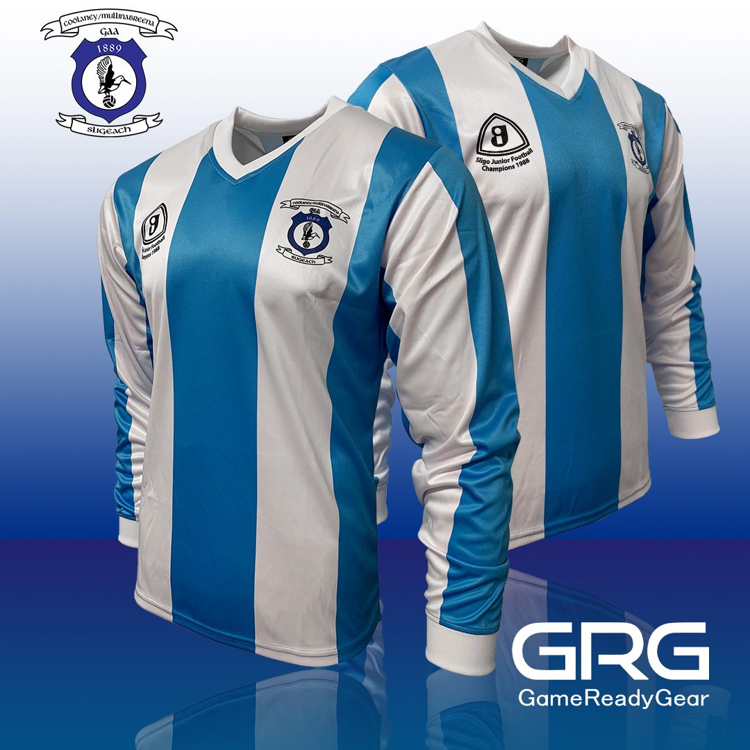 GrgSportswear's tweet photo. One of our recent Retro Jerseys that was sent out to @CoolMbreenaGAA Contact us today at info@grg-sports.com to get your team's past in the present. 

#GRG #RetroJerseys #CustomKits #CustomJerseys #ClubGear #BespokeJerseys #Retro https://t.co/YqmXEWI23i