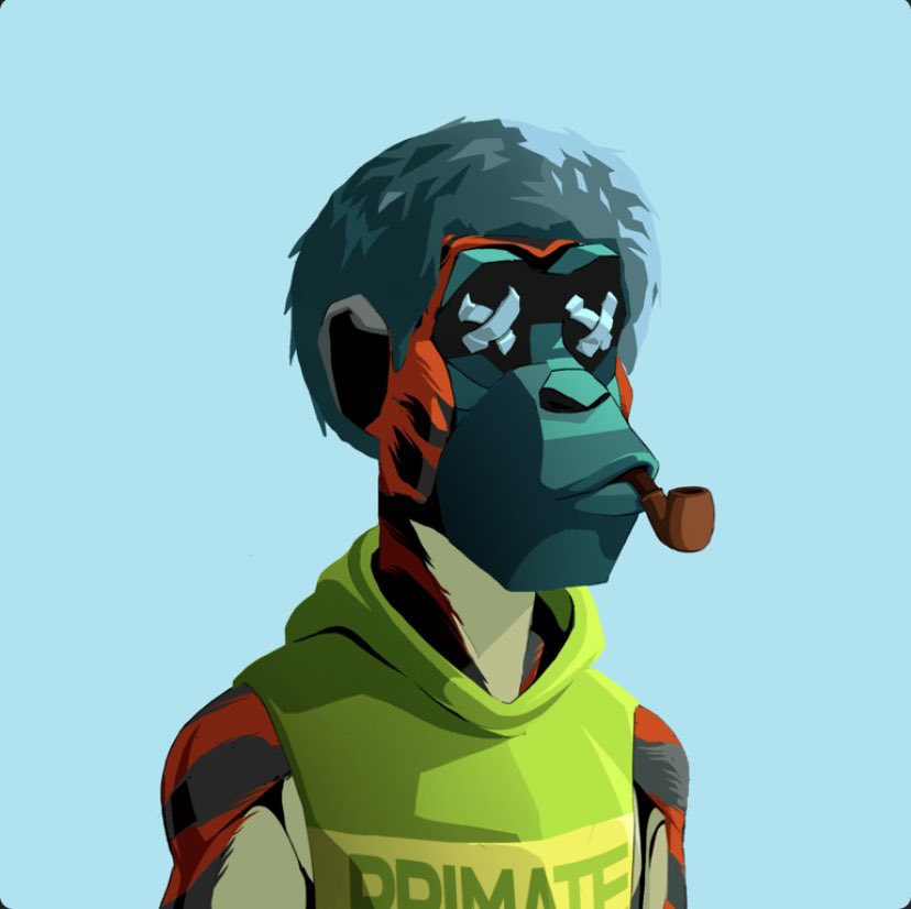 BitWinzz's tweet photo. @zachpumpit 🌿 #primish on @Primatesnft 🌿 https://t.co/nYvgWPTJas
