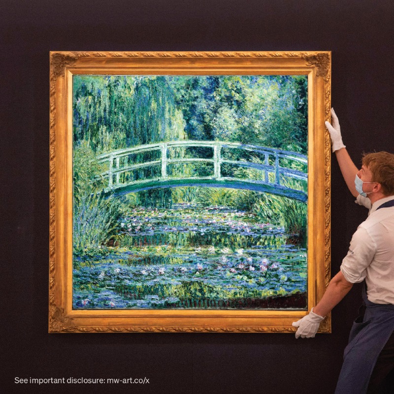 scottlynn's tweet photo. Contemporary art historically returns 23.2% each year, on average, when inflation is at least 3% (like it is right now).

I founded Masterworks to make it possible for anyone to invest in blue-chip art, with works by artists like Monet.