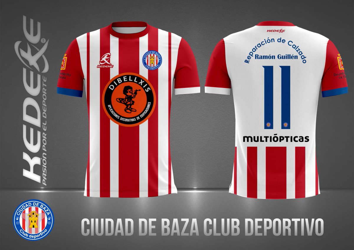🔈🔈Os presentamos las nuevas equipaciones del CD Ciudad de Baza para esta temporada 2022-2023 con las que esperamos disfrutar de grandes tardes de ⚽️🏟

Juntos somos uno ❤️🤍⚽️⚽️