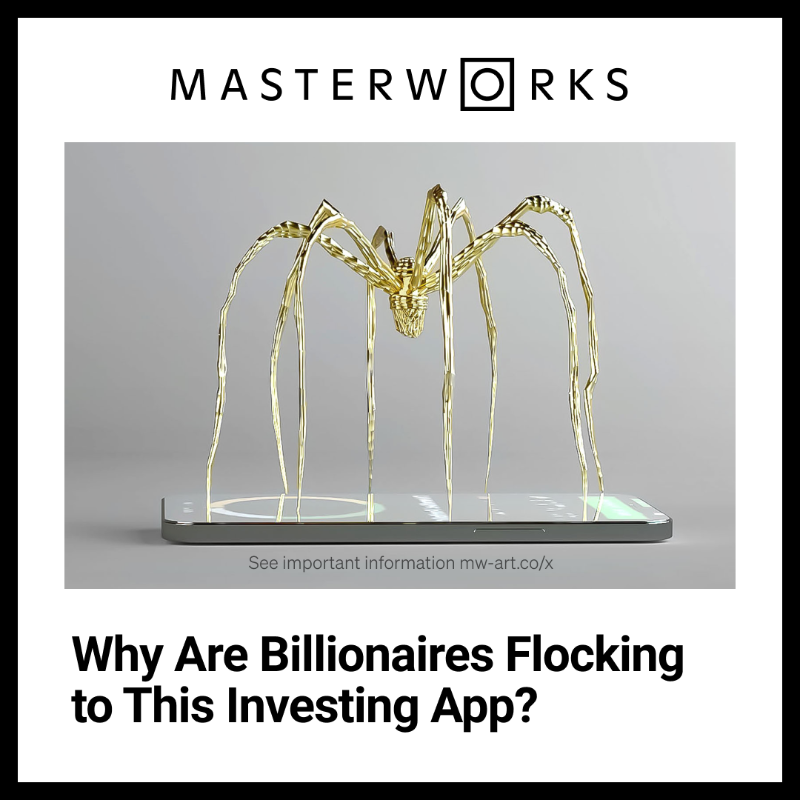 scottlynn's tweet photo. Contemporary art historically returns 23.2% each year, on average, when inflation is at least 3% (like it is right now).

I founded Masterworks to make it possible for anyone to invest in blue-chip art, with works by artists like Picasso.