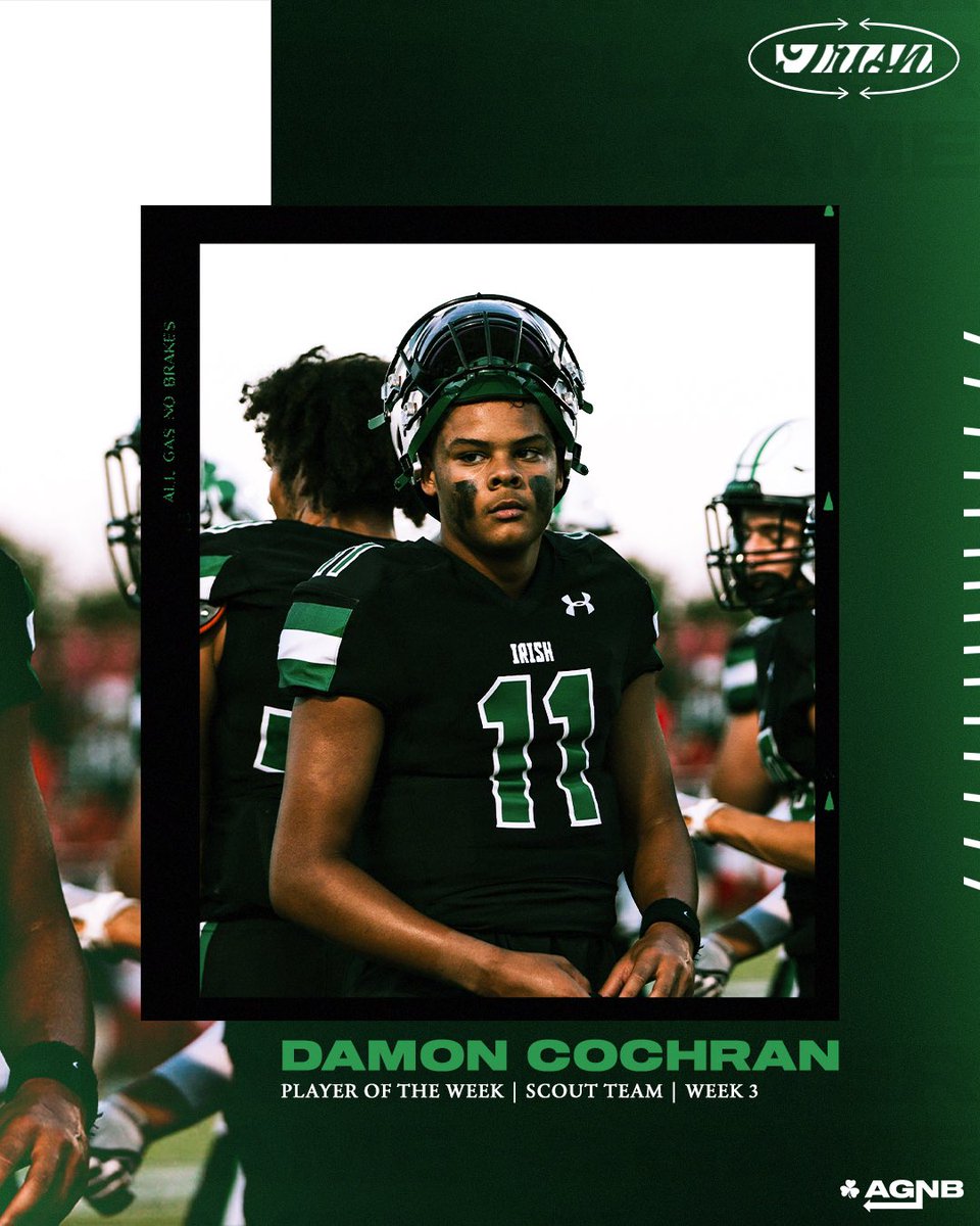 BMCHS_FT's tweet photo. team guys ✊

week 3 scout team players of the week.

#IrishPride | #AGNB https://t.co/TIScVEdAR2