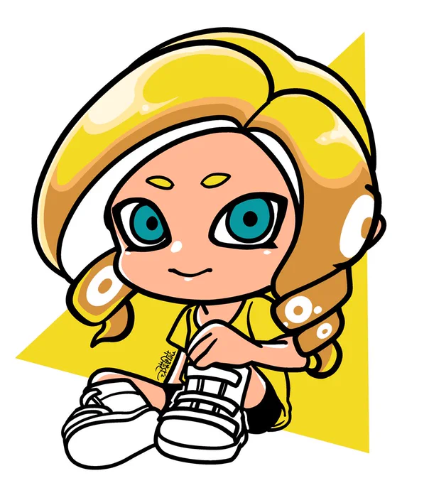 一番最初のキャラメイク画面かな。ちょこんって座ってるの可愛い 