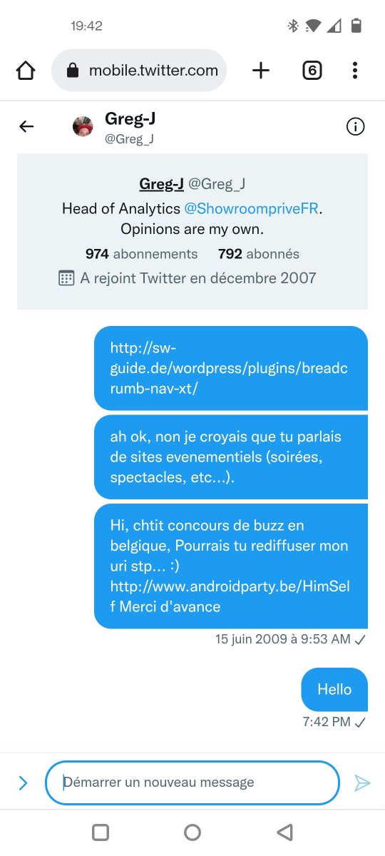 himselfprod's tweet photo. Ouvrir un mp , tomber sur de vieux messages de 2009... Cc @seynaeve @gplouf #htchero https://t.co/OT7kRWzBXn
