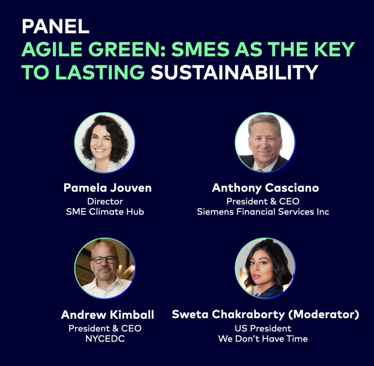 Thrilled to moderate this exciting panel at the upcoming @greentech_fest in NYC this Friday, Sept. 16th! #ClimateWeekNYC #climateweek Learn more here: newyork.greentechfestival.com/conference/