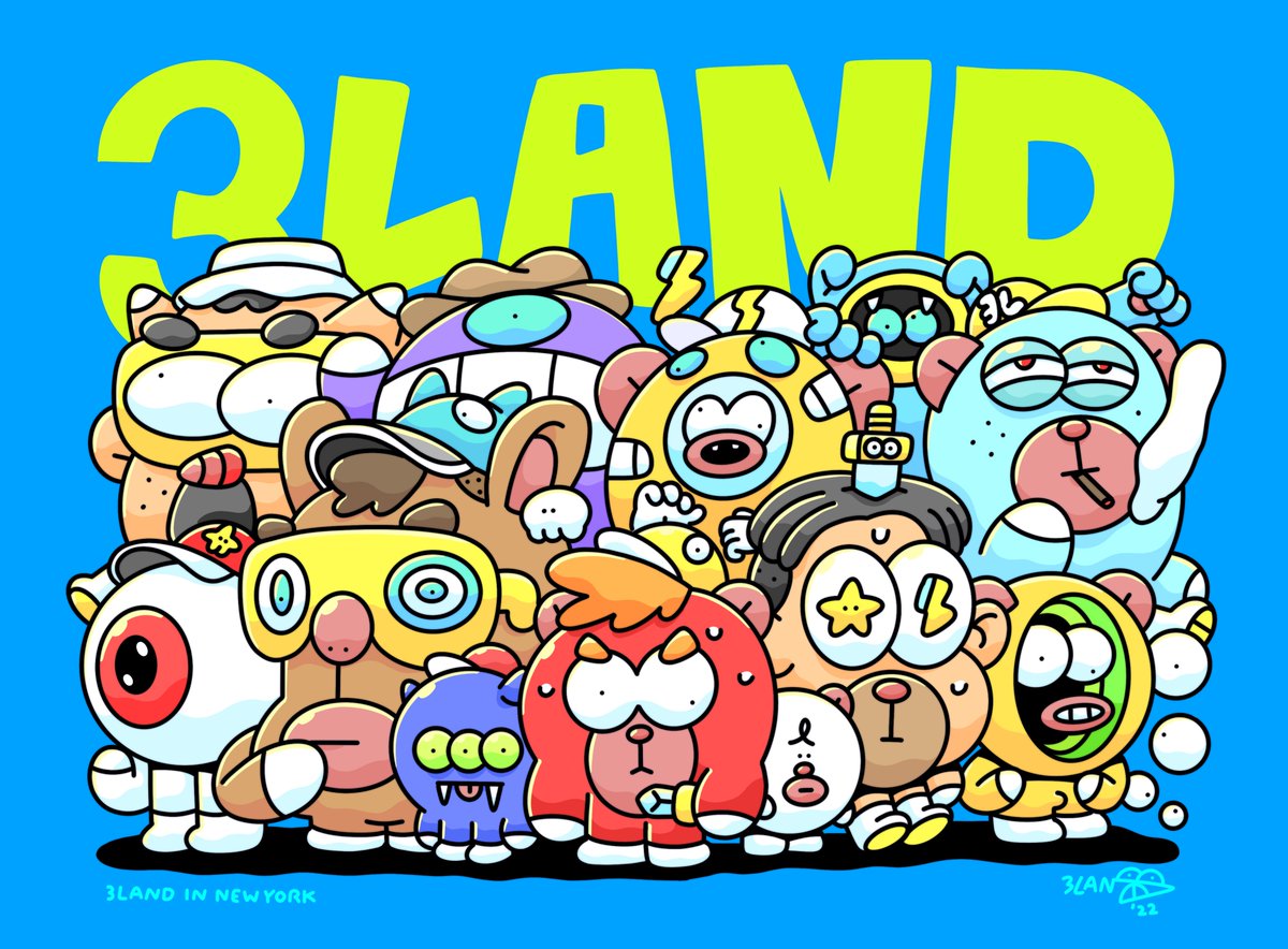 davpleb's tweet photo. Just minted the @3LandersNFT 1/1 art piece by @3landboy for attending the @3LandersNFT event at #NFTNYC! 

This piece looks so incredible! 

#NFT #nftart #3L4L https://t.co/WYzlawiNnS