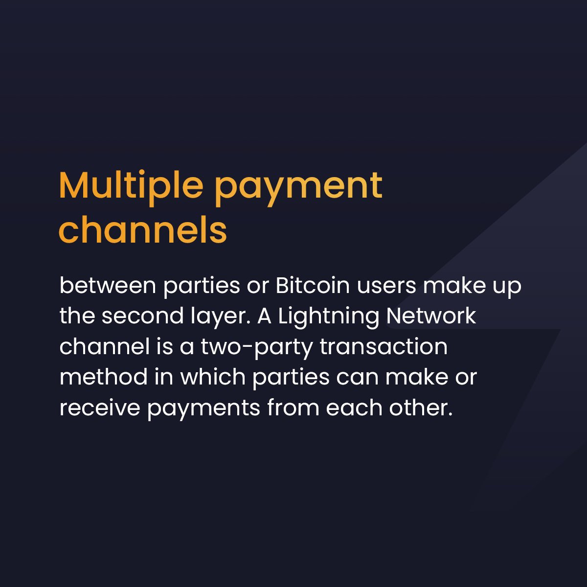MyBLKXOfficial's tweet photo. "Crypto did you know?!" 🤔

What is the lightning network? 

Tag someone that would like this post. https://t.co/ocAPSHNZq8