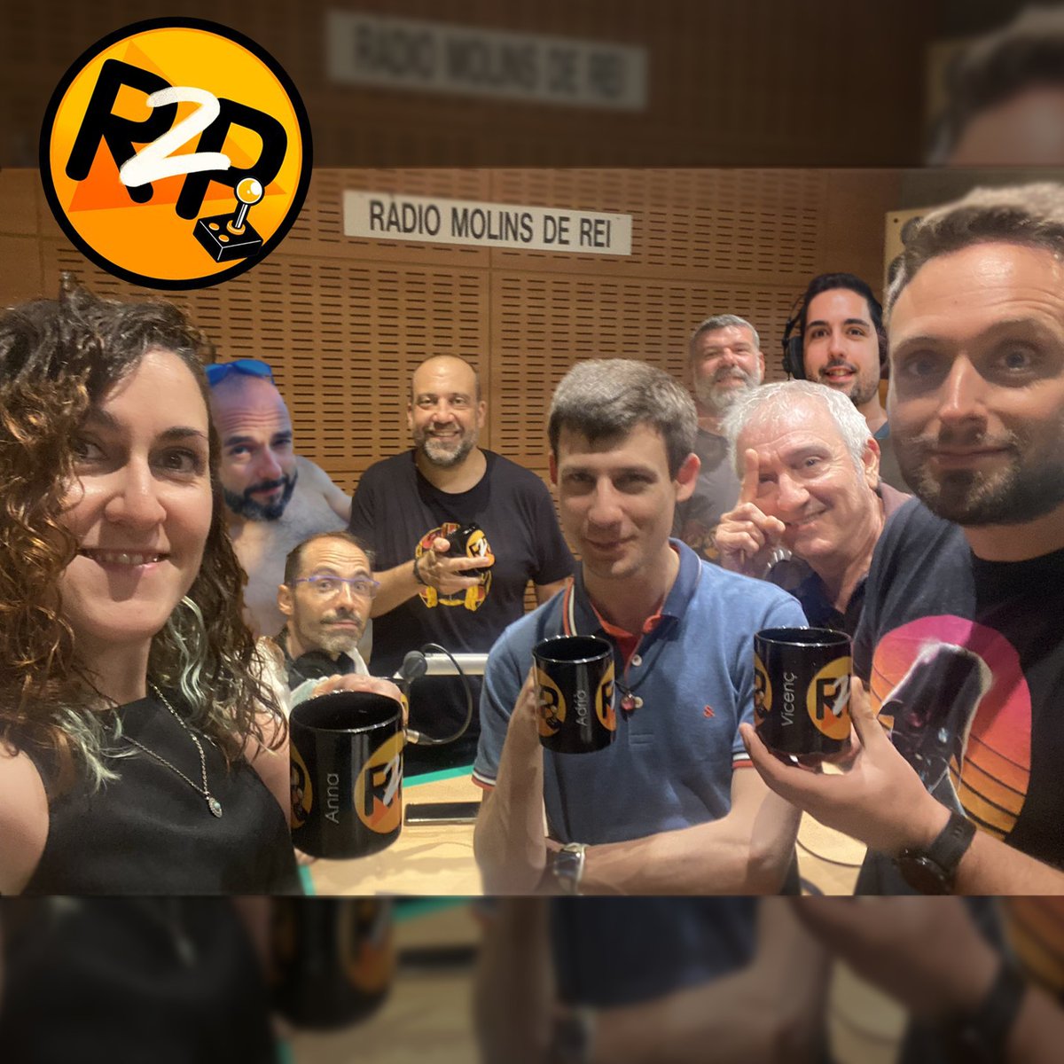 r2pradio's tweet photo. R2P Radio...el 2 amb número som #R2PSquad amb l'Adrià @emptyset @RaulNCorts @LordTolken @jamqueTPM @Darlantan8 @xaviPSX i en Montano https://t.co/XfwCKdkay1