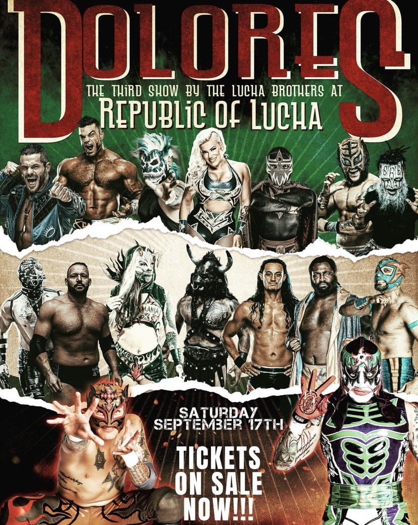🎉THIS SATURDAY!!🎉
Last chance to grab tickets at RepublicofLucha.com