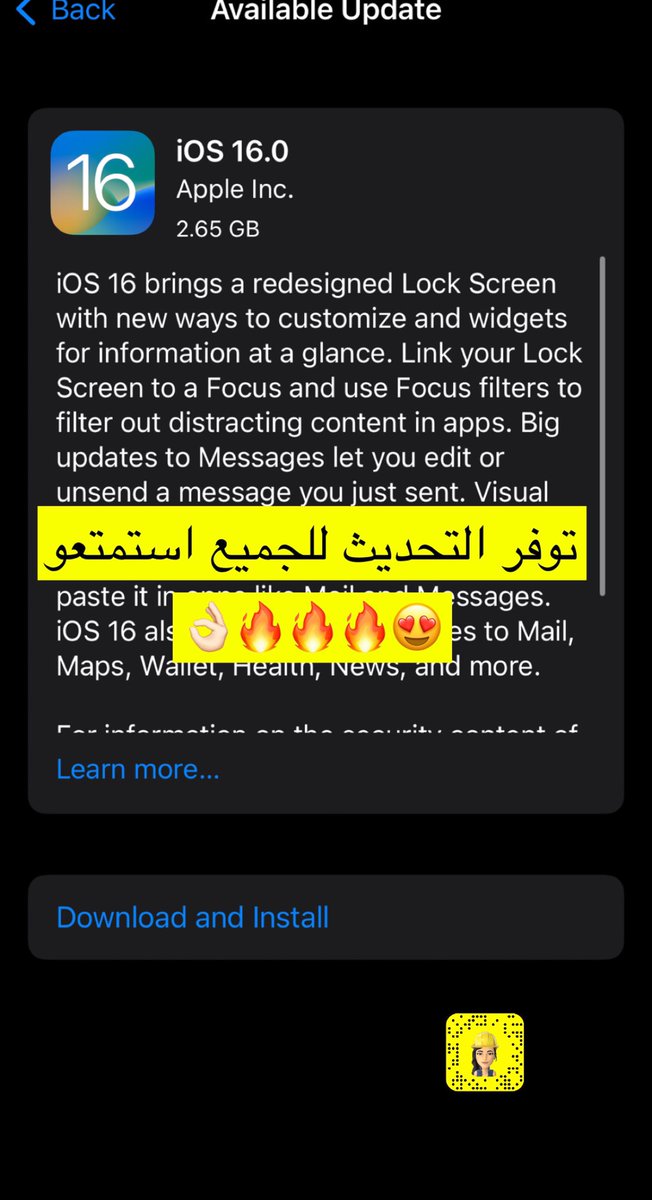 khold_693's tweet photo. واخيرا تم نزول تحديثات ios16 فيه اشياء جدا ممتازه انصح الكل بتحديثه واستمتعو 🔥🔥👌🏻👌🏻 https://t.co/n2Ohksuysh