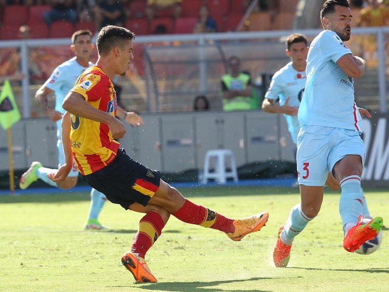 La sensazione di segnare il primo di <a href="/seriea/">Lega Serie A</a> in questo stadio è indescrivibile.  Meritavamo di più!  Continueremo a lavorare per raggiungere l'obiettivo.

#avantilecce