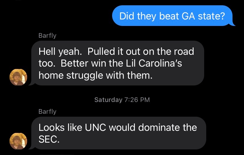 TextsfromBarfly's tweet photo. Barfly’s week 2 College Football wrap up https://t.co/bZLmnQJnU2