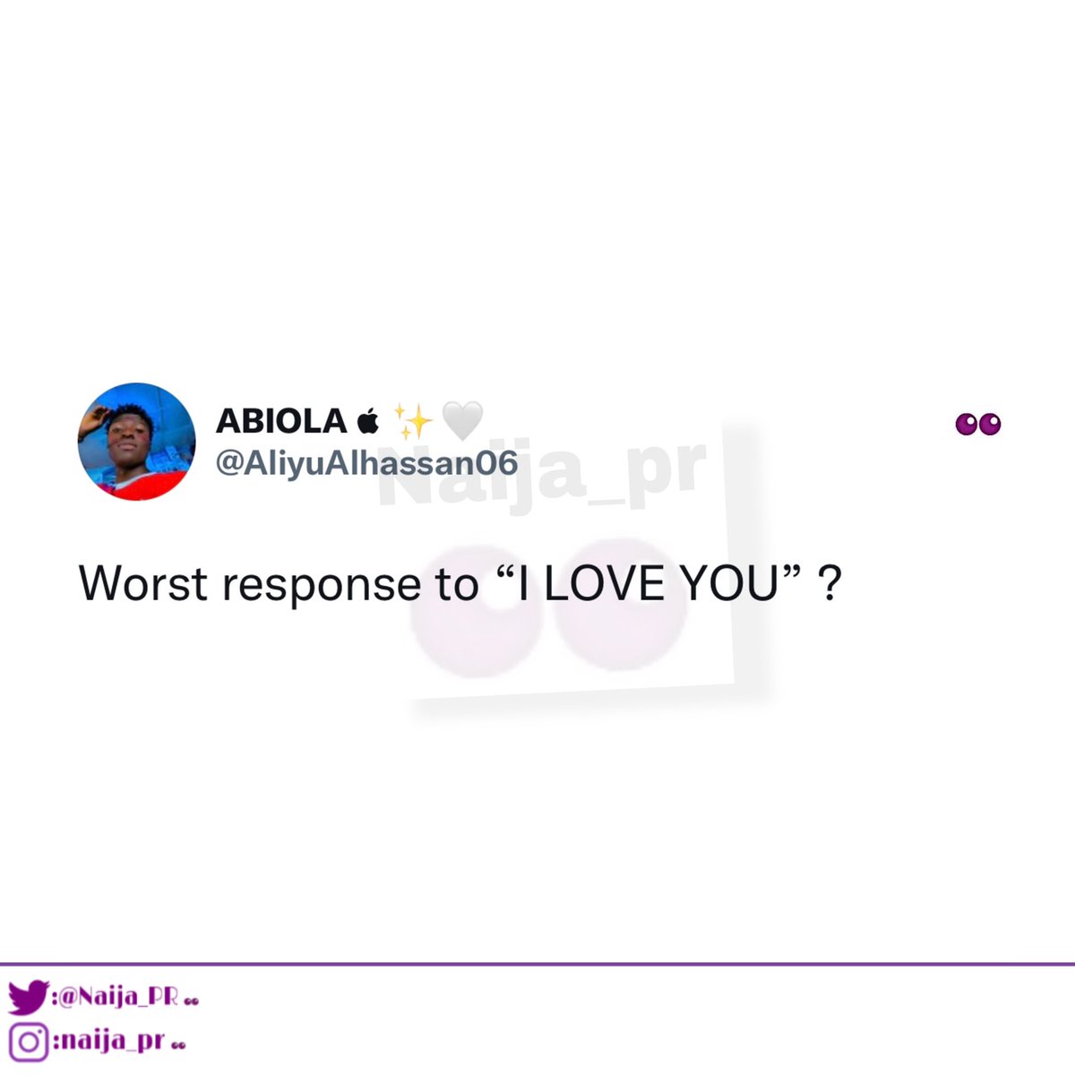Naija tweet media