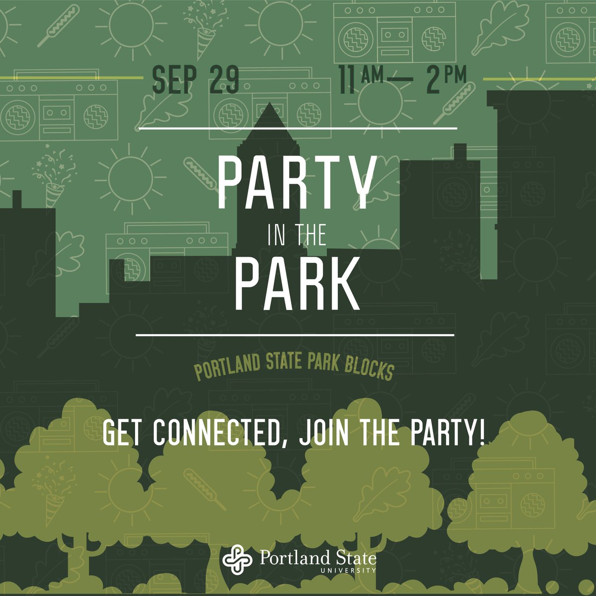 SALPconnect's tweet photo. Join the party! Connect with us at Party in the Park on Thursday, September 29 from 11-2pm in the @Portland_State Park Blocks and learn about student groups, leadership opportunities, jobs and internships, and more! https://t.co/YJUDfCNF0t 

#portlandstateuniversity #goviks https://t.co/YzsHhRA9It