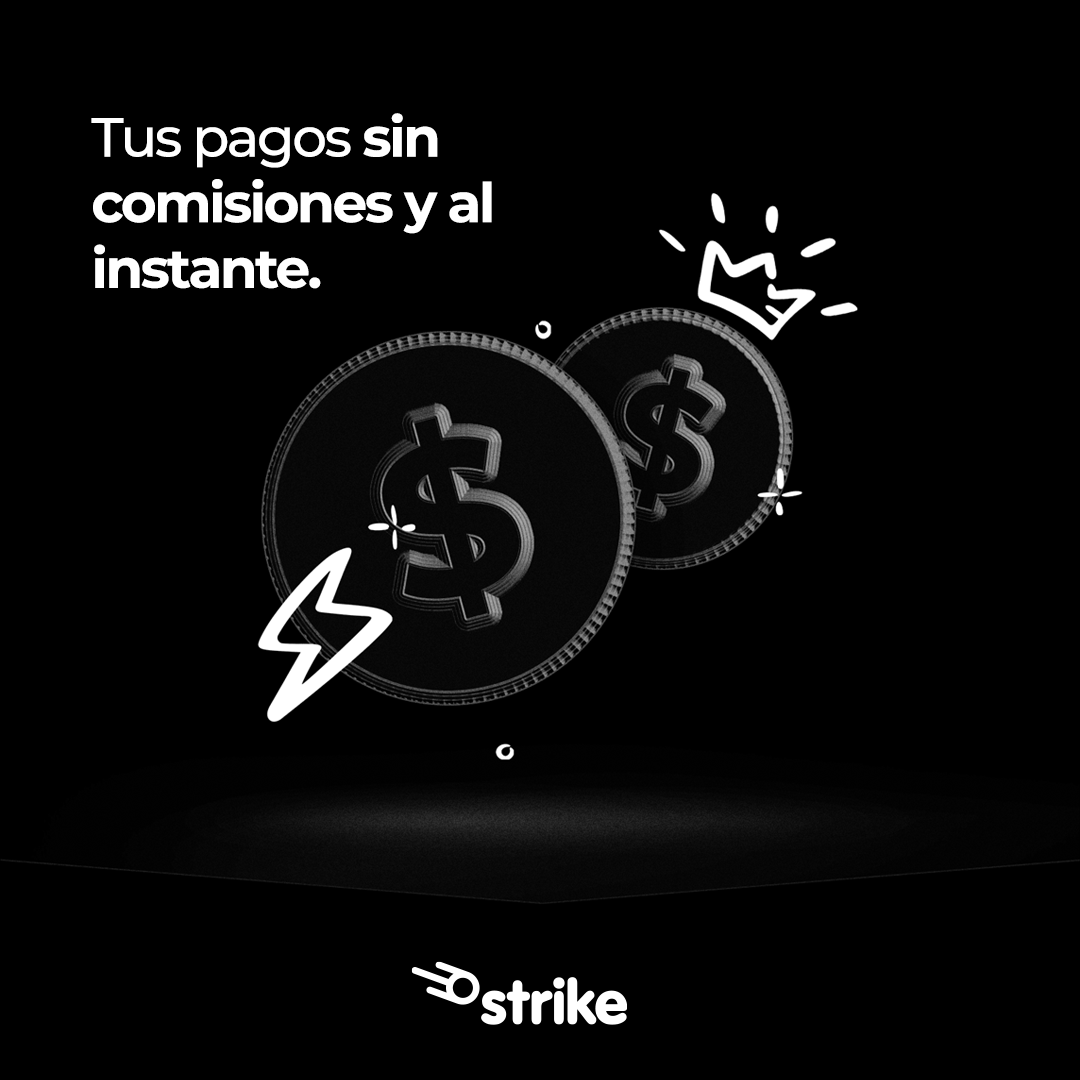 ¡Que no se diga más! ⚡️

Todo lo bueno lo obtienes con tu wallet Strike 🤩 

¡Descárgala ya! strike.me/download/