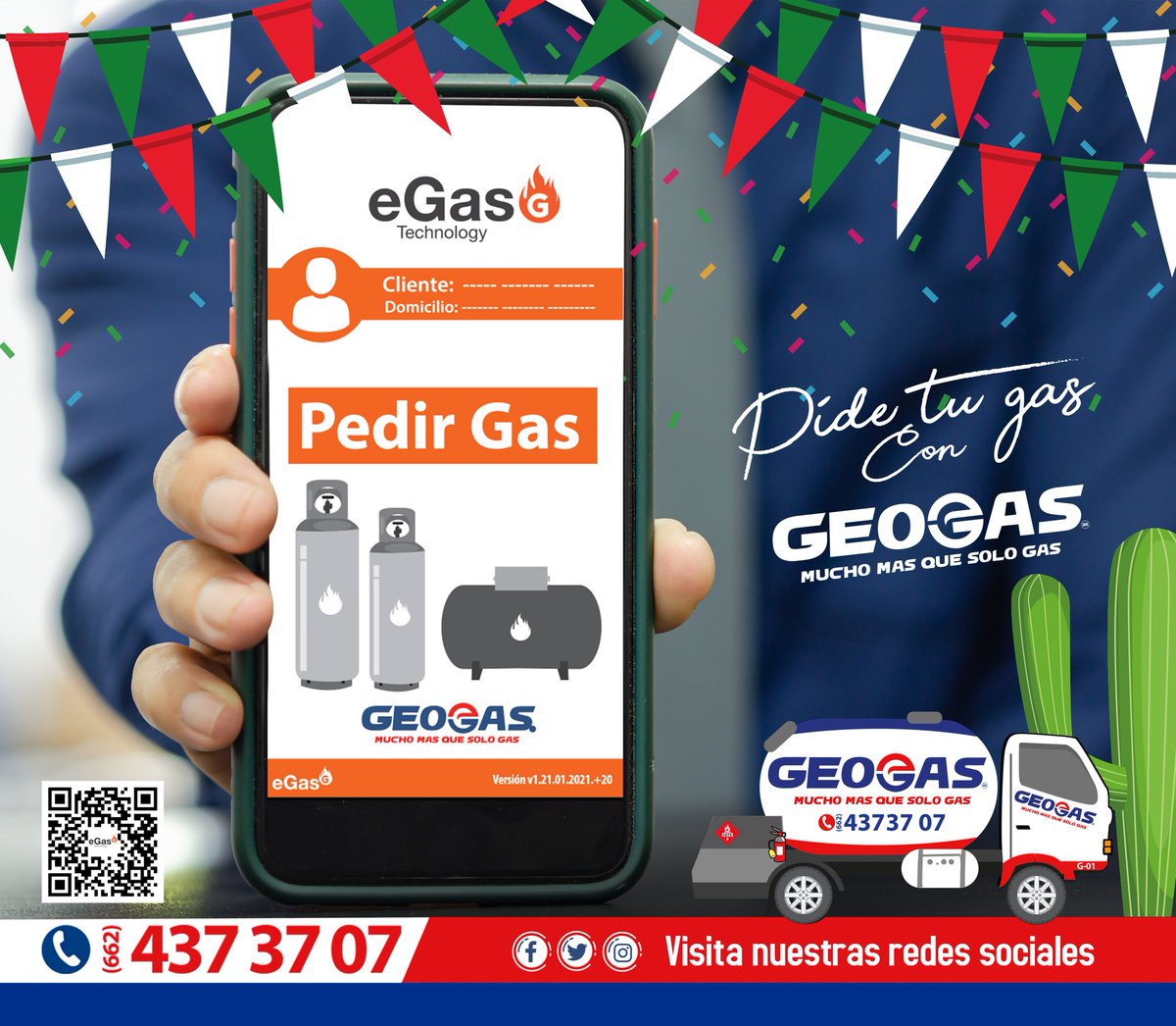 EgasTechnology's tweet photo. Pide tu Gas con nosotros ¡elige el mejor!
DESCARGA 📲 La APP @EgasTechnology  

Contamos con servicio residencial, comercial e industrial. 

Puedes pagar:
💳 Con cargo a tarjeta desde la APP
🚚 Terminales bancarias en las unidades
💸 Efectivo

@Geogas2  Empresa Asociada

#appegas https://t.co/TaM9RwUb9H