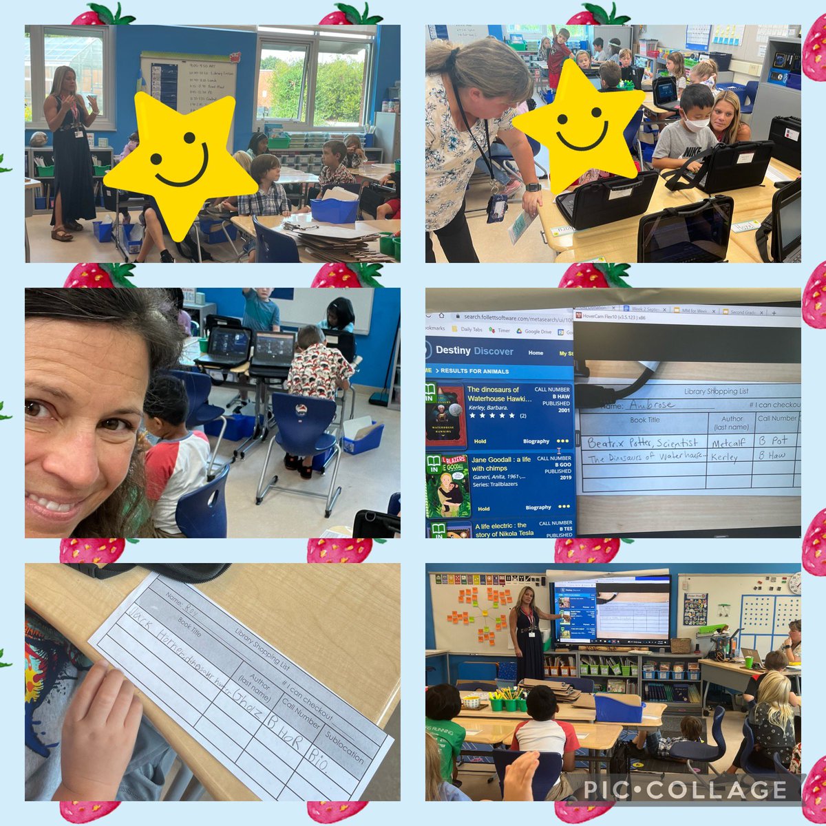 abgerman's tweet photo. @mrswoodteach and I had the best start to the day in @Ambrose4gifted class! Loved our visit connecting the concept of #systems to the @FollettLearning #DestinyCatalog and meeting our 🎯 of finding #biographies using an #advancedsearch! #vblms https://t.co/ckG5qTiGGN