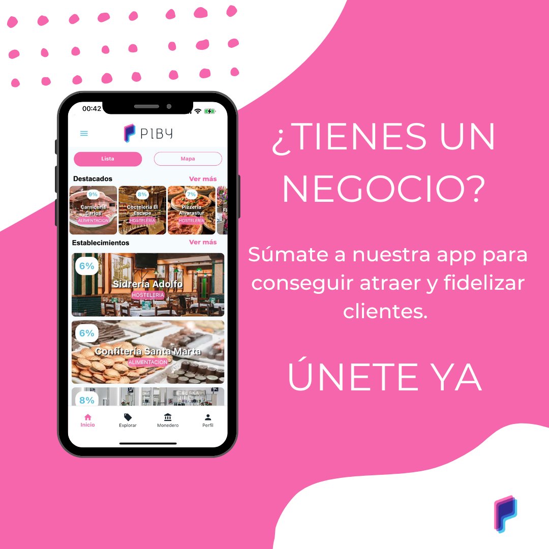 pibyapp's tweet photo. ¿Tienes un comercio? ¿Quieres estar presente desde el primer día en nuestra innovadora app? Da un empujón a tu marca, únete de forma gratuita y consigue captar y fidelizar clientes de forma automática.🛍️🛒
https://t.co/smcC5toH8W
#comerciolocal #lacomprainteligente https://t.co/wKLB1UY9hR