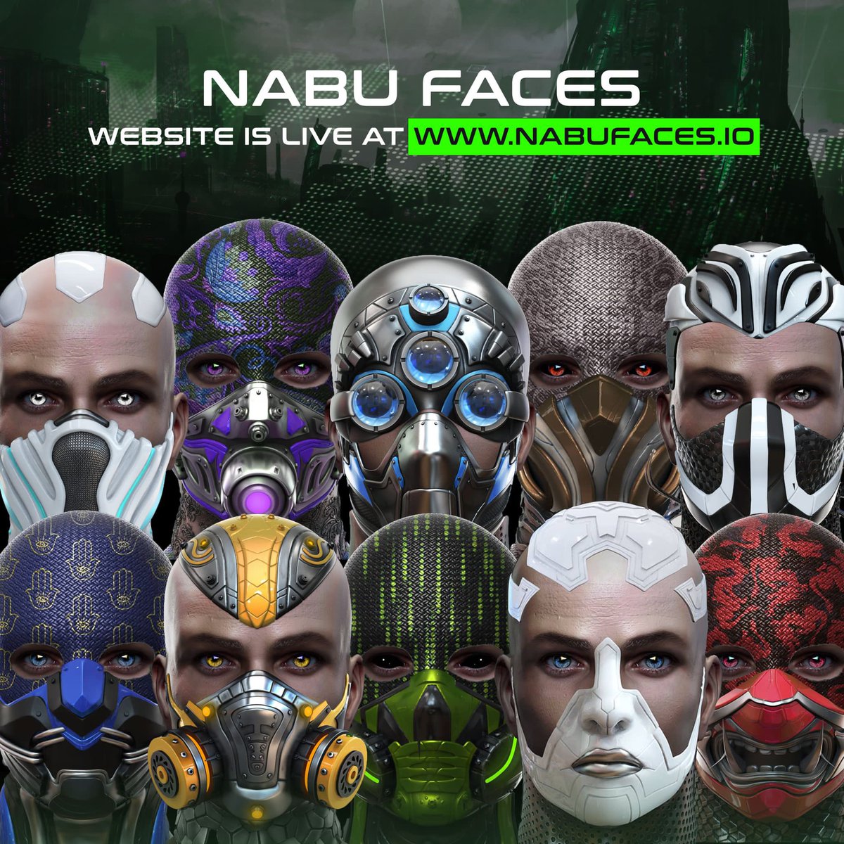 || W E B S I T E || 

Nabu Faces website is live at nabufaces.io , learn about what we have done, our story and vision.

- Interact with this tweet for WL

- Registee for our premint:premint.xyz/NabuFacesXwebs…

!nabu 🪬

#Nabu #NFTs #NFTGiveaway #NFTCollection