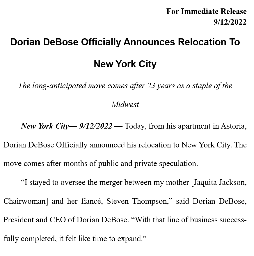 Dorian DeBose tweet media
