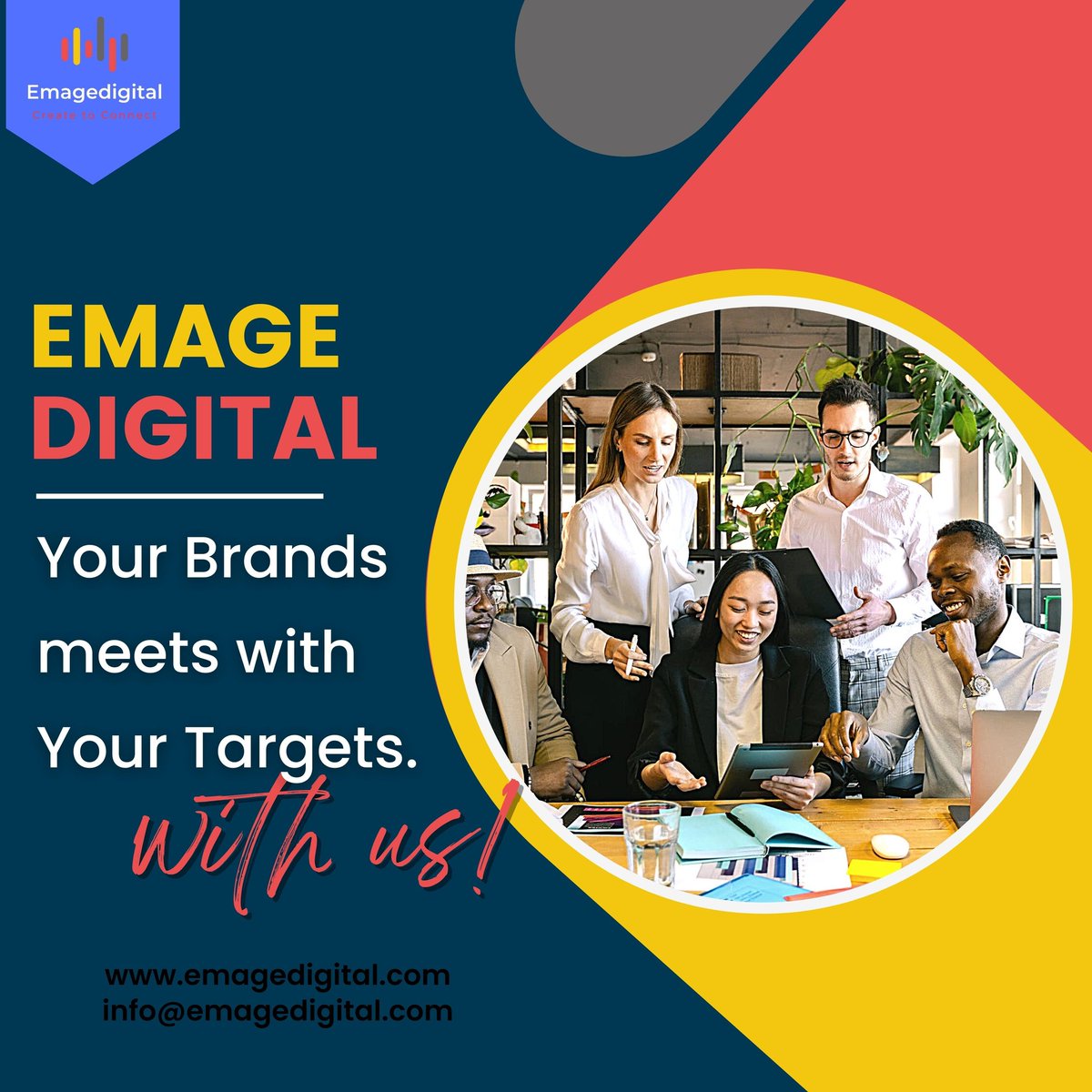 DigitalEmage's tweet photo. We are Connecting you with Digital life.

For a free consultation, please contact us:
info@emagedigital.com
https://t.co/60UCSOXw6N
#contentmarketing #digitalmarketing #marketing #socialmediamarketing #socialmedia https://t.co/Fqh0sNrhtI