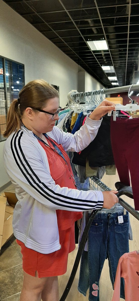 Not to be outdone, our 5th hour transition class went to work, carrying on where 3rd hour left off