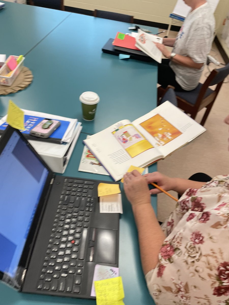 ic_riley's tweet photo. #LETRS Unit 5 asks: What Does Knowing a Word Involve? Today our teams @WaxhawESNC figured it out. Interactive reading techniques are being planned and implemented. @EMarcello20 @AGHoulihan @UCPS_ICTeam https://t.co/lxigWIcLJG