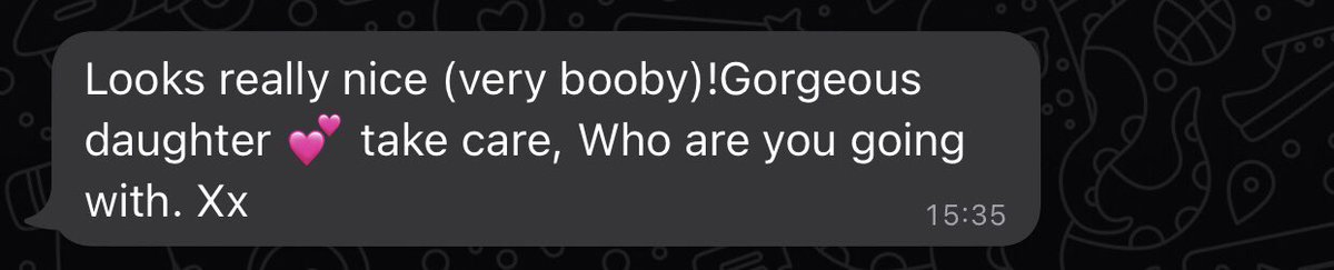 the picture 🤝🏼 my mother’s adorable response