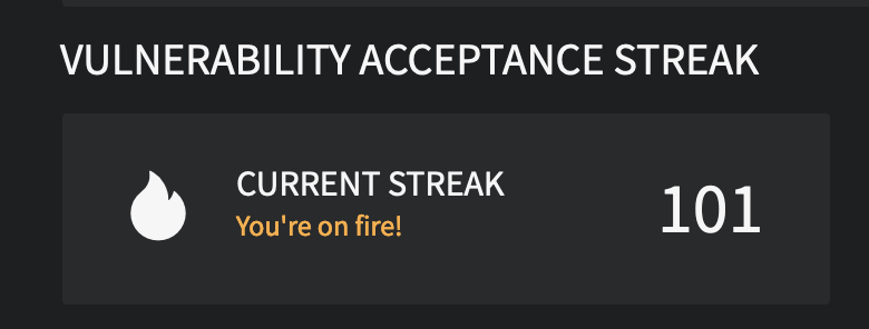 _N0xi0us_'s tweet image. Finally reached a 100 vuln streak on @SynackRedTeam 🥳