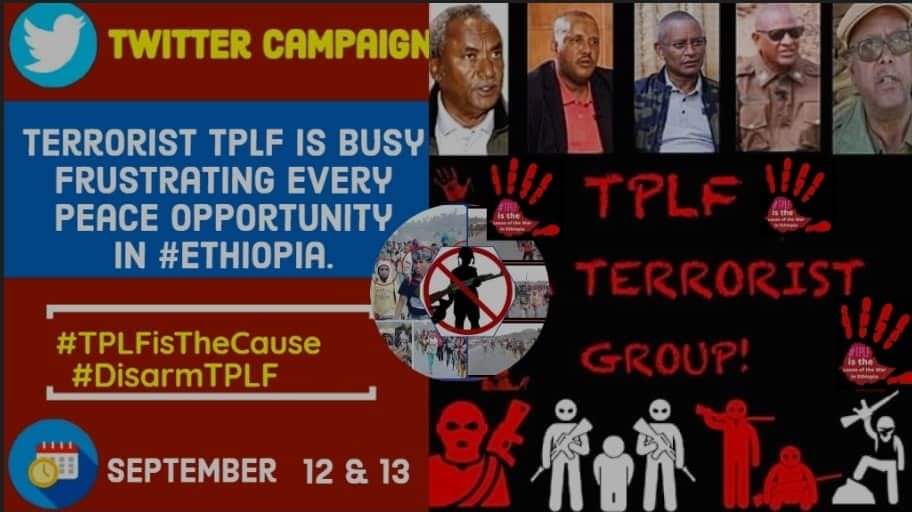 Terrorist TPLF is busy frustrating every peace opportunity in #Ethiopia.