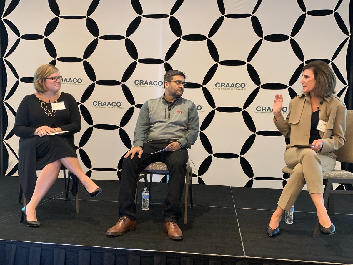 Parexel's tweet photo. Great panel this morning at #CRAACO2022 with @kushalgohil, @amandawwright and @JennJByrne. 

#researchreimagined https://t.co/hARHbEHpKd