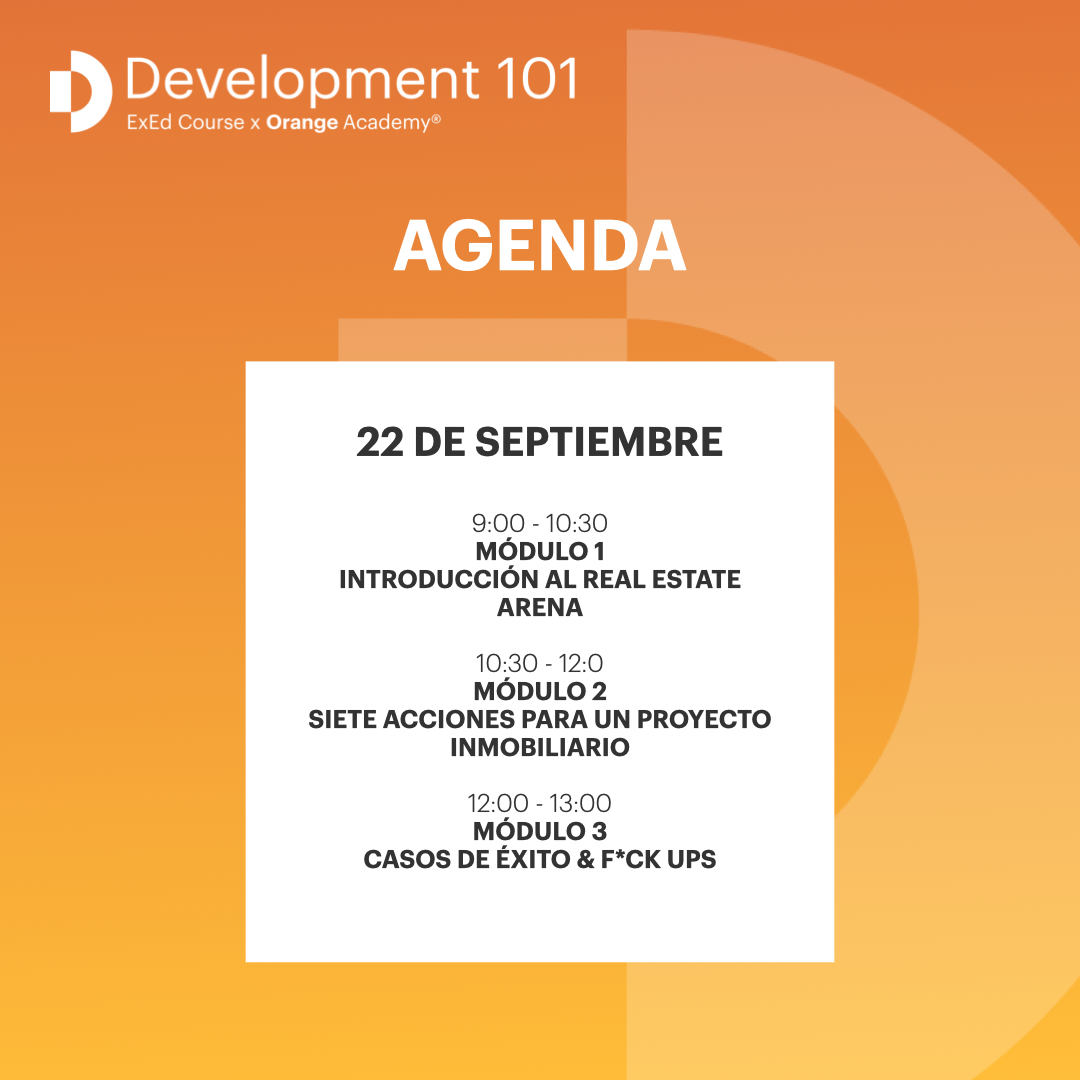 ¡Pregunta por nuestro Curso Development 101 x Orange Academy! 🏙

Visita el siguiente link: cursos.orangeacademy.org/2022/07/20/dev… e inscríbete ¡hoy mismo!

#Curso #OrangeAcademy #OrangeInvestments #RealEstate #DesarrolloInmobiliario #LATAM #Mérida