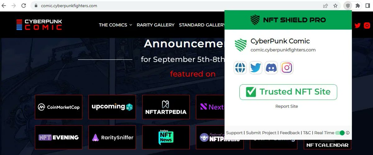 nftshieldpro's tweet photo. Hello,  @NftZoko community! Good news - we have checked your project and added it to our NFT Shield Pro whitelist.
Download our Free NFT Shield Pro extension to verify NFT collections.
#NFT #NftZoko #nftcommunity #nftart #nftshieldpro #whitelist https://t.co/SMwLvqSNLI