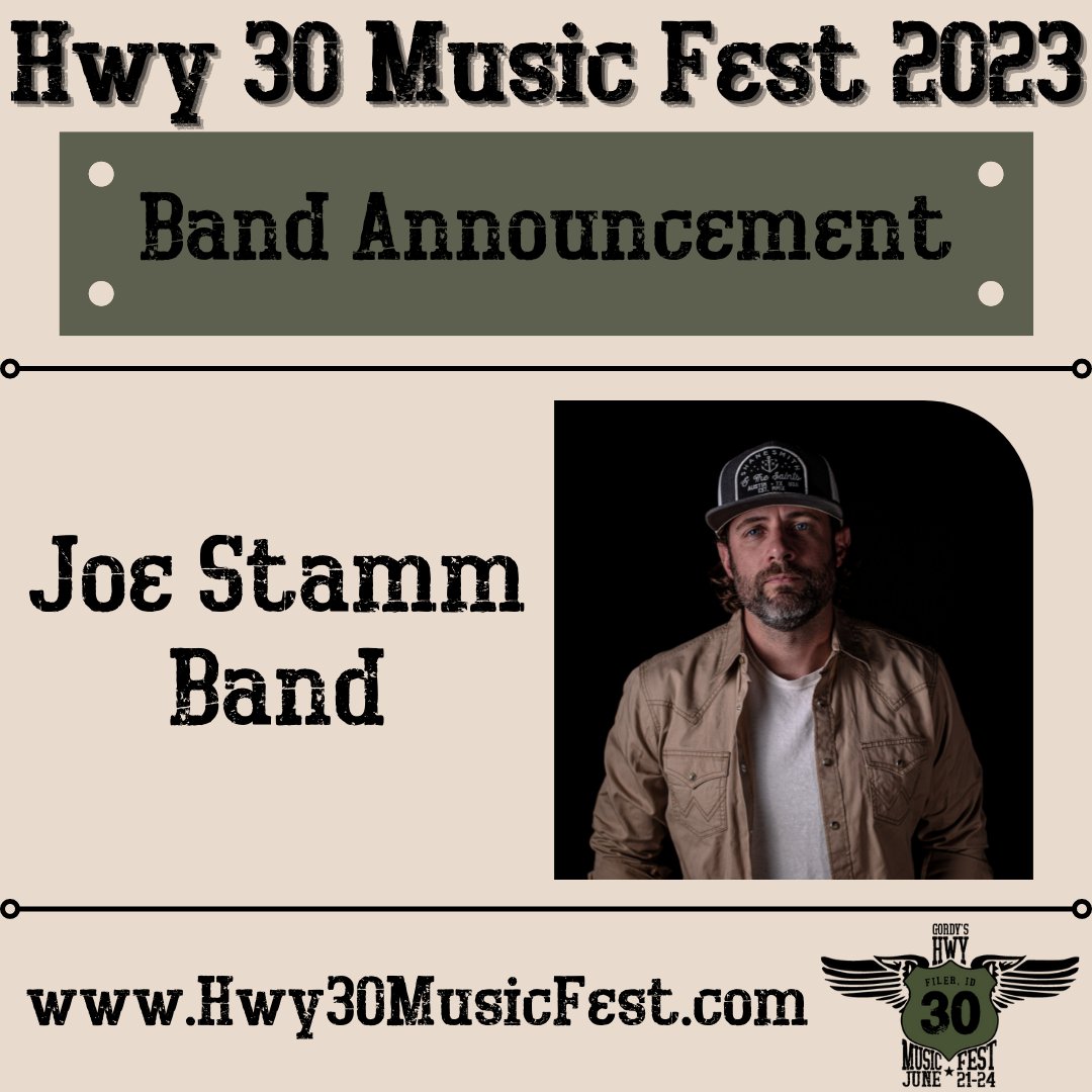 Hwy30MusicFest's tweet photo. 4 more band announcements for #Hwy30MusicFest 2023! The 10-year anniversary is going to be one for the books!! More band announcements in the future, stay tuned.
#Hwy30mf23 #Hwy30Artists #TannerUsrey #JoeStammBand #TaylorHunnicutt #TheLowdownDrifters https://t.co/UPSbEXPxzK